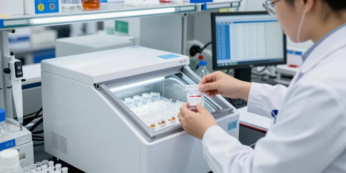 Proper storage of lyophilisation peptides in ultra-low temperature conditions for research integrity.