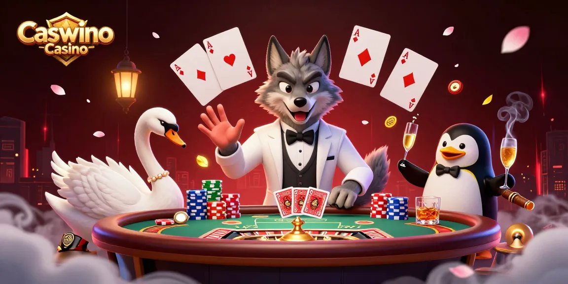 Experience exciting gameplay at Caswino Casino with sophisticated 3D characters and engaging elements.