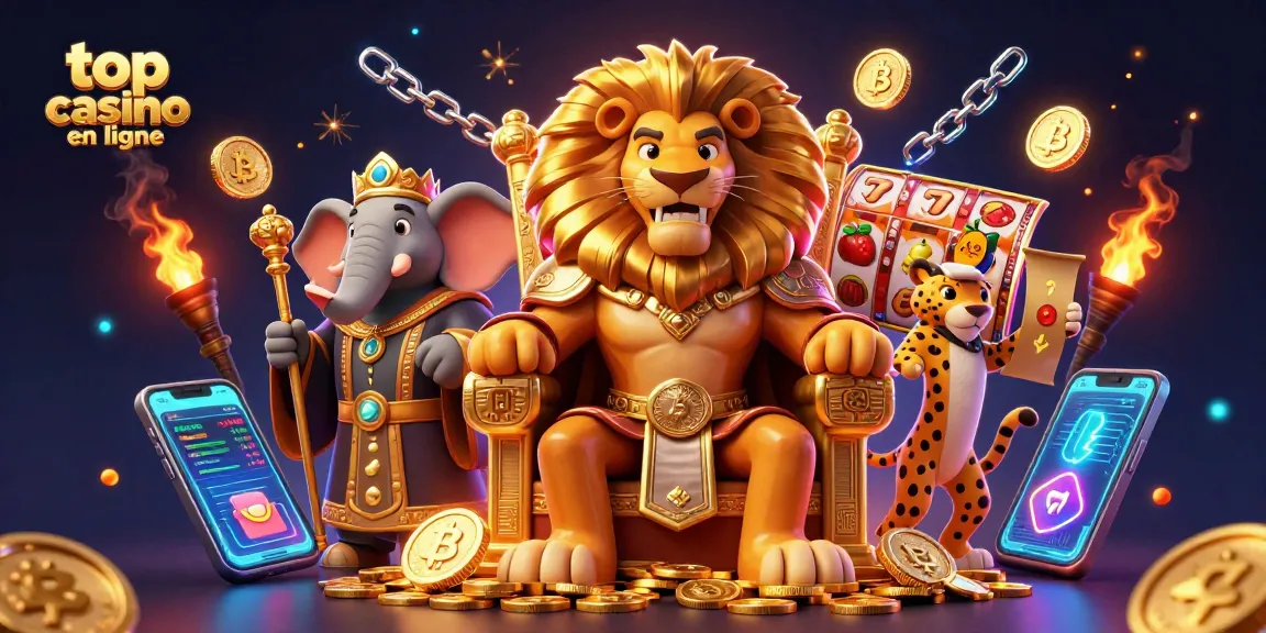 Découvrez les meilleurs jeux au top casino en ligne avec cette illustration captivante.