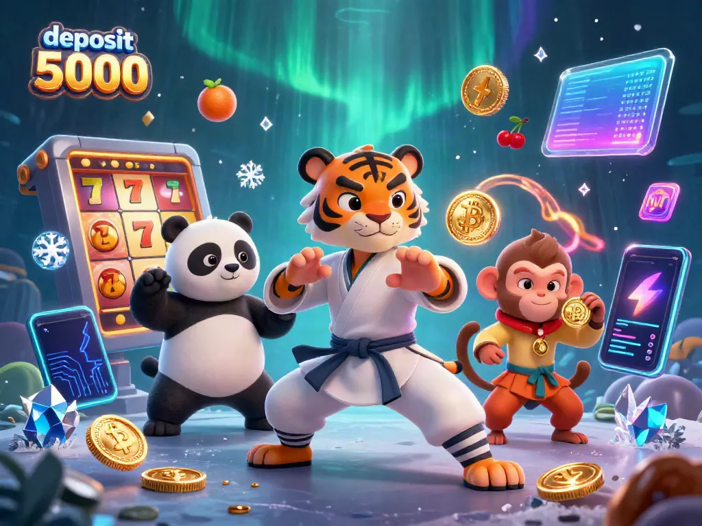 Engage in thrilling play with deposit 5000 slots surrounded by vibrant casino elements