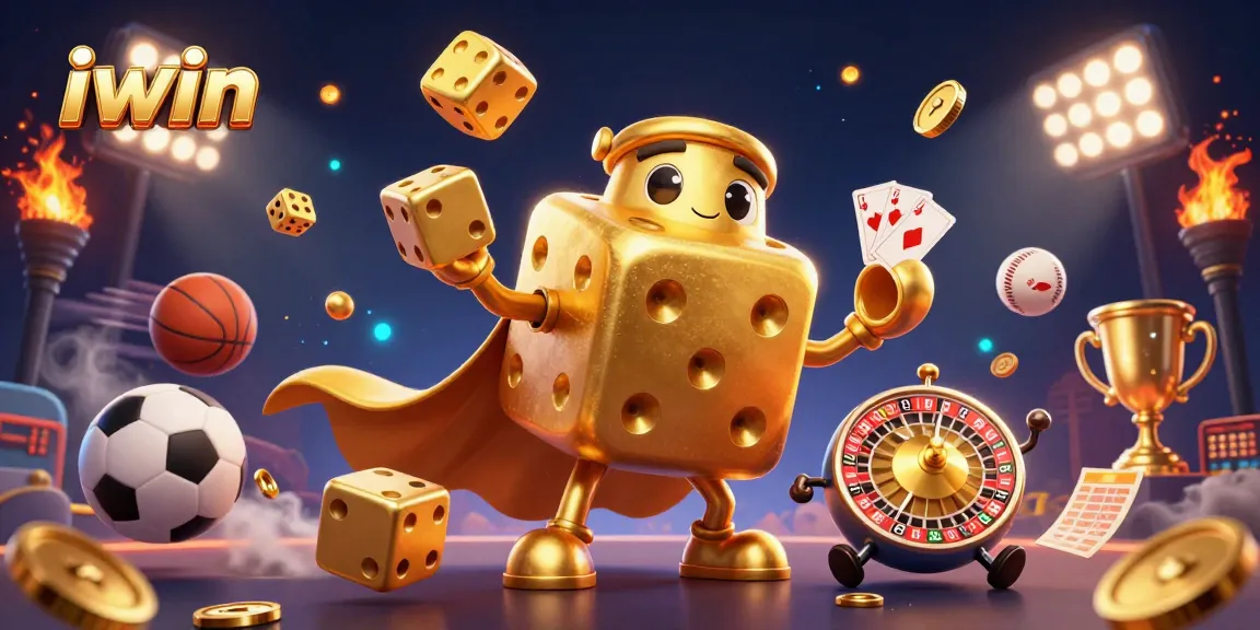 Play exciting games at iwin with dynamic sports balls and golden dice action!