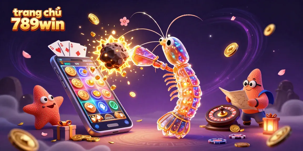 Experience the excitement of gaming at trang chủ 789win with vibrant slot games and casino elements.