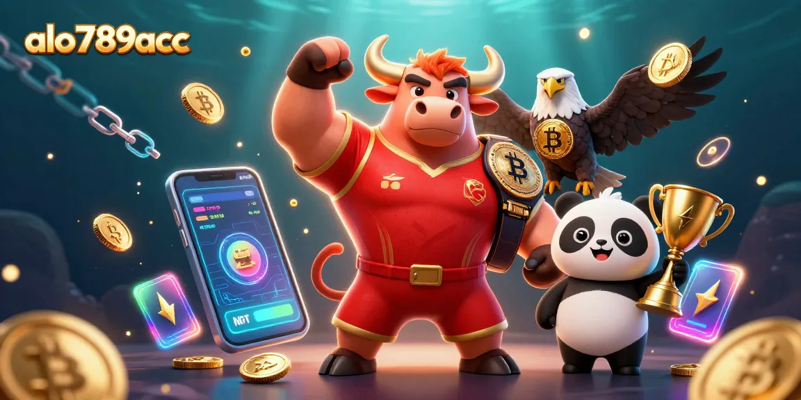 Unleash exciting wins with alo789acc, showcasing vibrant characters celebrating casino victories.
