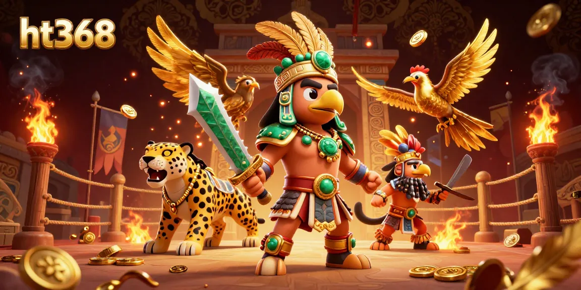 Experience epic cockfighting action at ht368 with Aztec warriors and rich game elements.