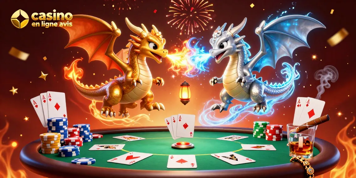 Analysez les avis de casino en ligne avec une illustration artistique dynamique mettant en avant le jeu et l'excitation.