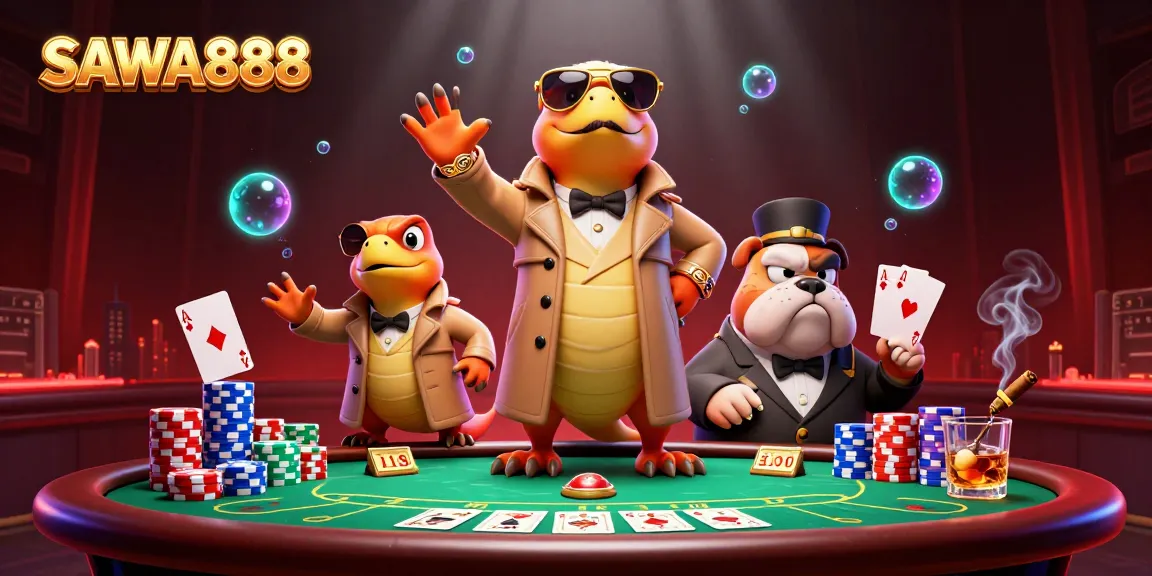 SAWA888 delivers thrilling casino moments featuring 3D raptors and poker excitement.
