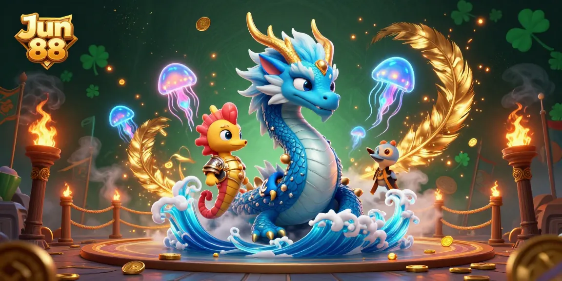 Engage in dynamic gameplay at Jun 88 with vibrant characters and 3D casino elements.