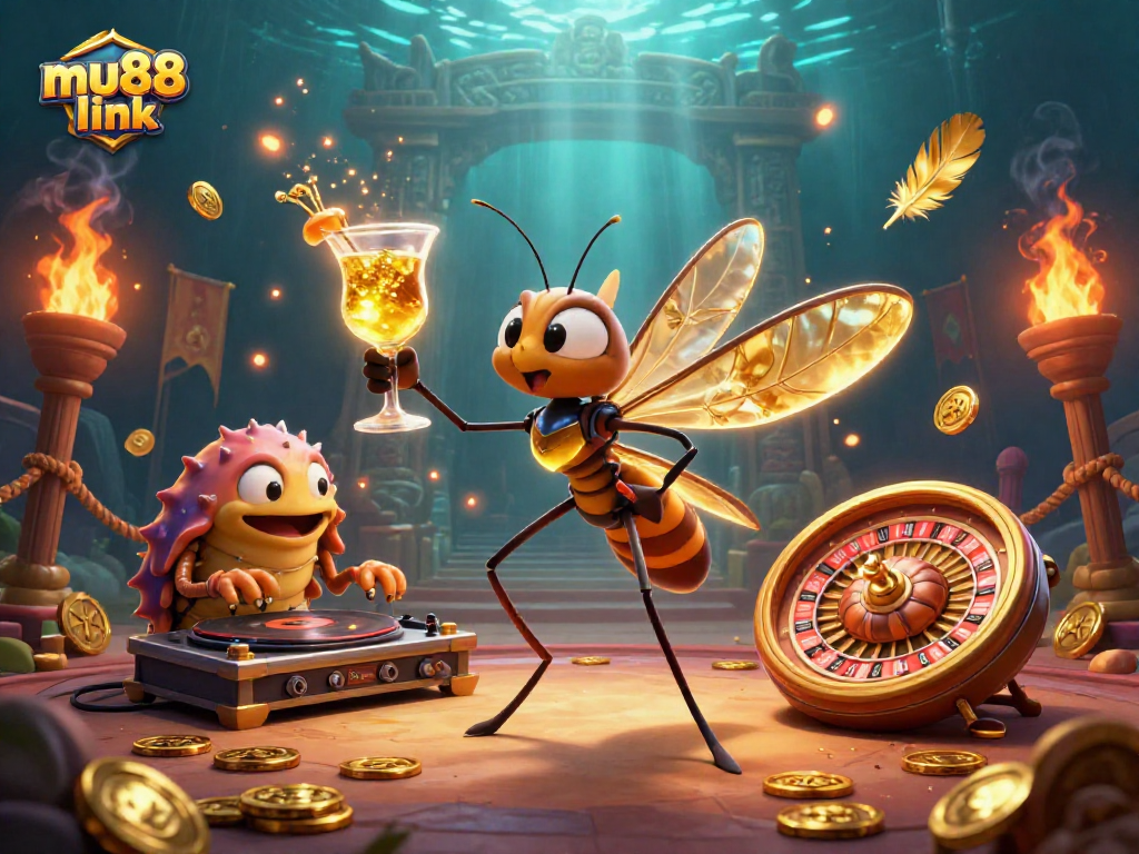 Discover the mu88 link with vibrant casino elements alive in an enchanting scene.