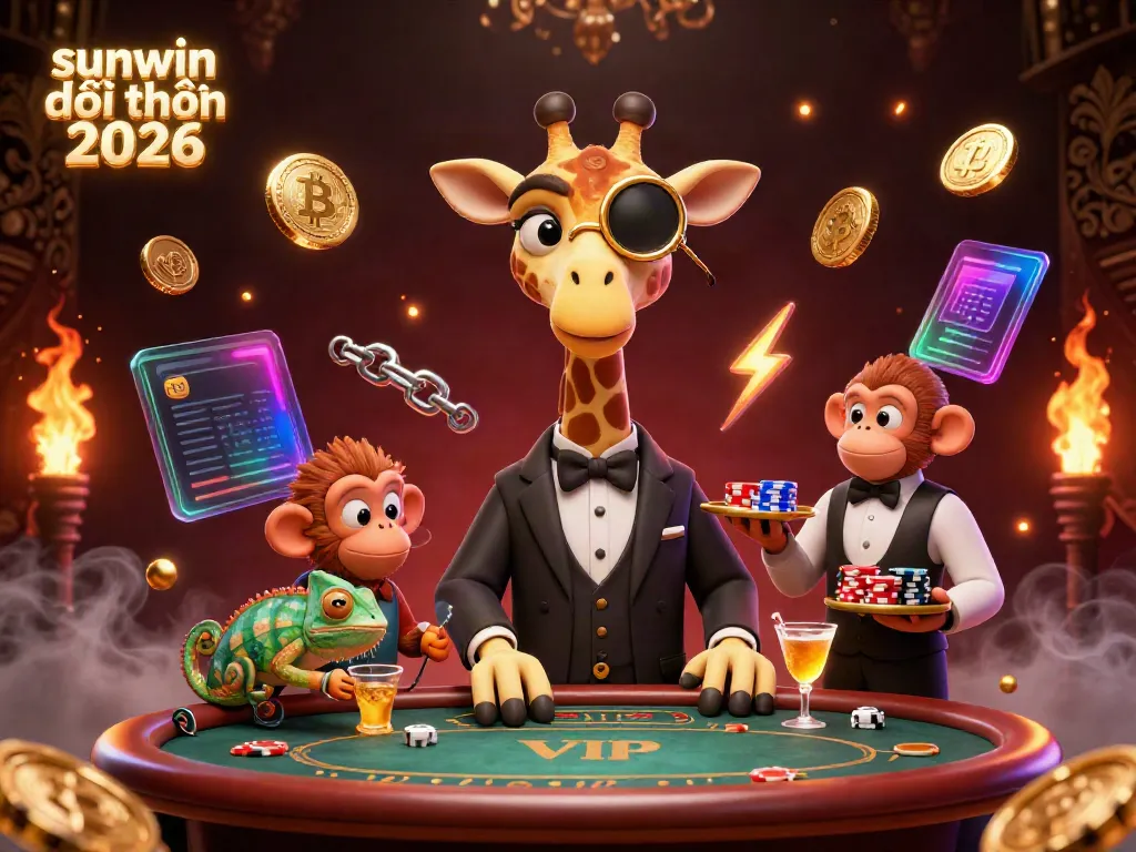 Experience the excitement of gaming at sunwin đổi thưởng 2026 with vibrant characters and crypto elements