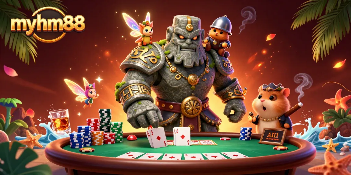 Experience the excitement at myhm88 with dynamic poker scenes and rich visual elements.