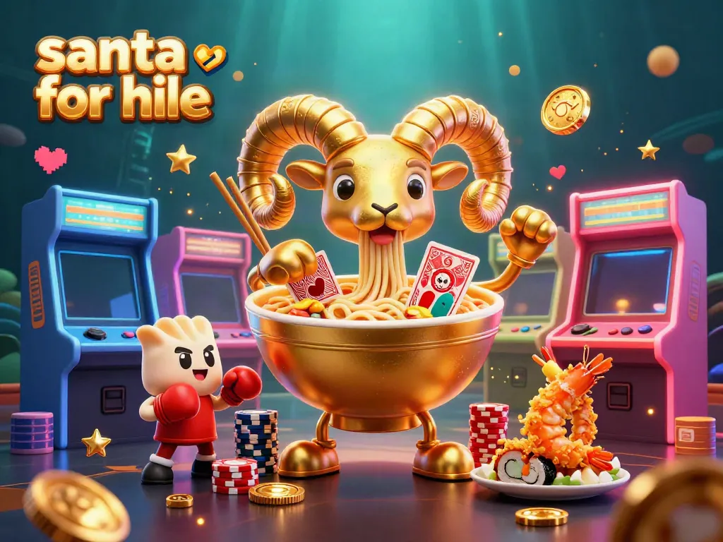Experience the magic of Christmas with Santa for hire at festive gaming events, combining playful characters and arcade action.