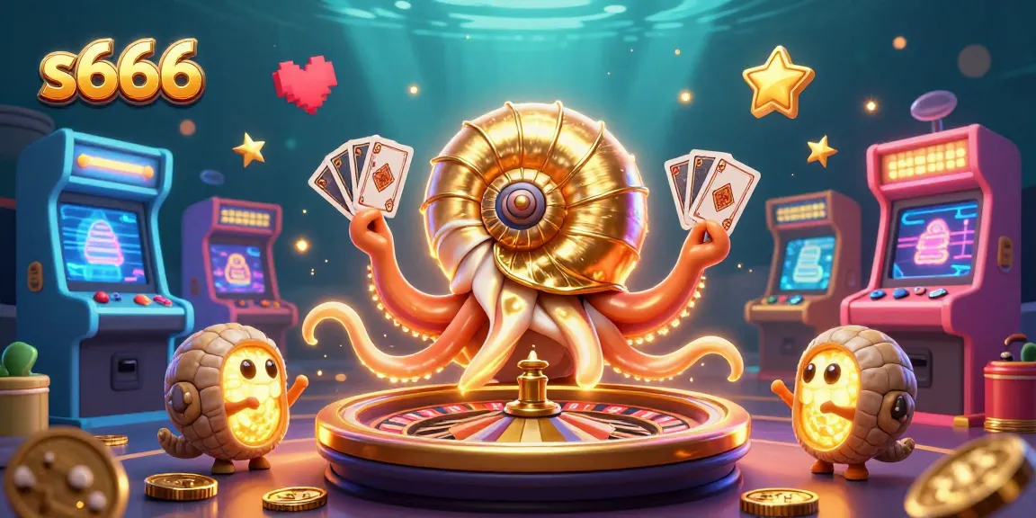 Experience the excitement of s666 with 3D casino characters and gaming elements in this vibrant digital scene.
