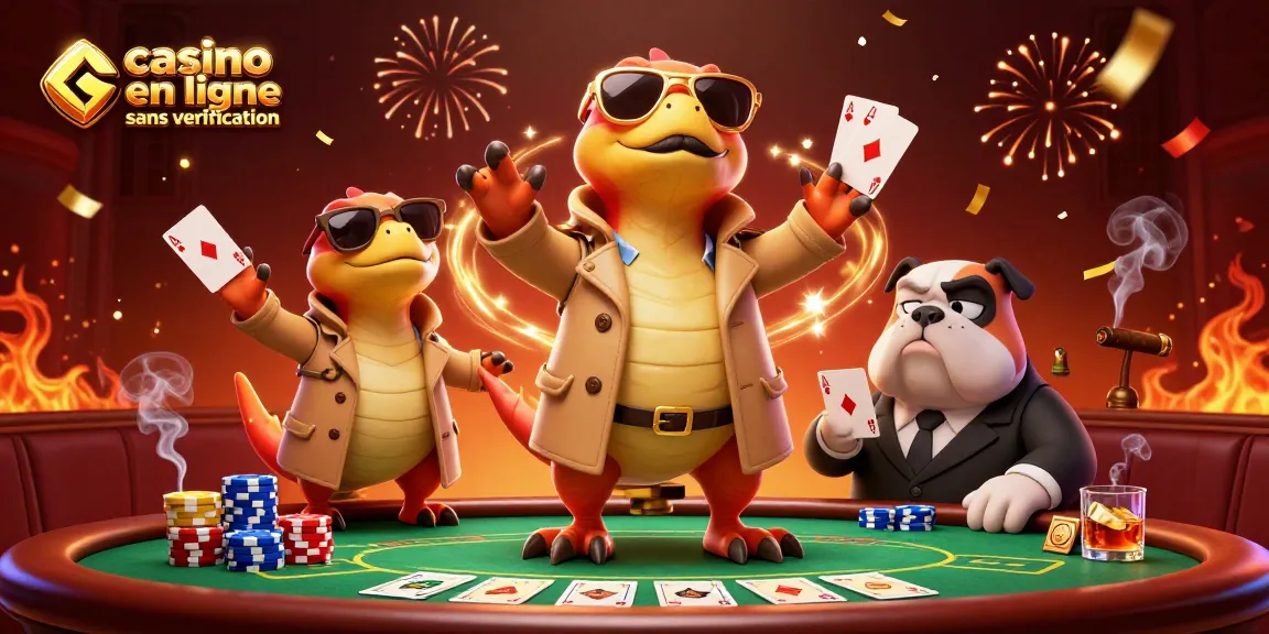 Jouez sans stress dans un casino en ligne sans vérification, avec des raptors comiques!