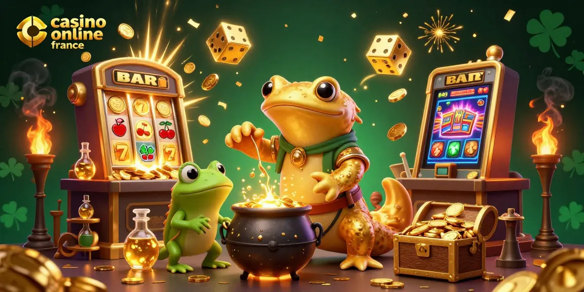 Le casino online france vous plonge dans un monde où un alchimiste transforme des métaux en pièces d'or.
