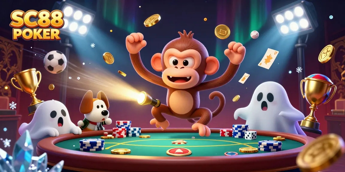 Experience thrilling gameplay action in SC88 POKER with captivating visuals and engaging elements.